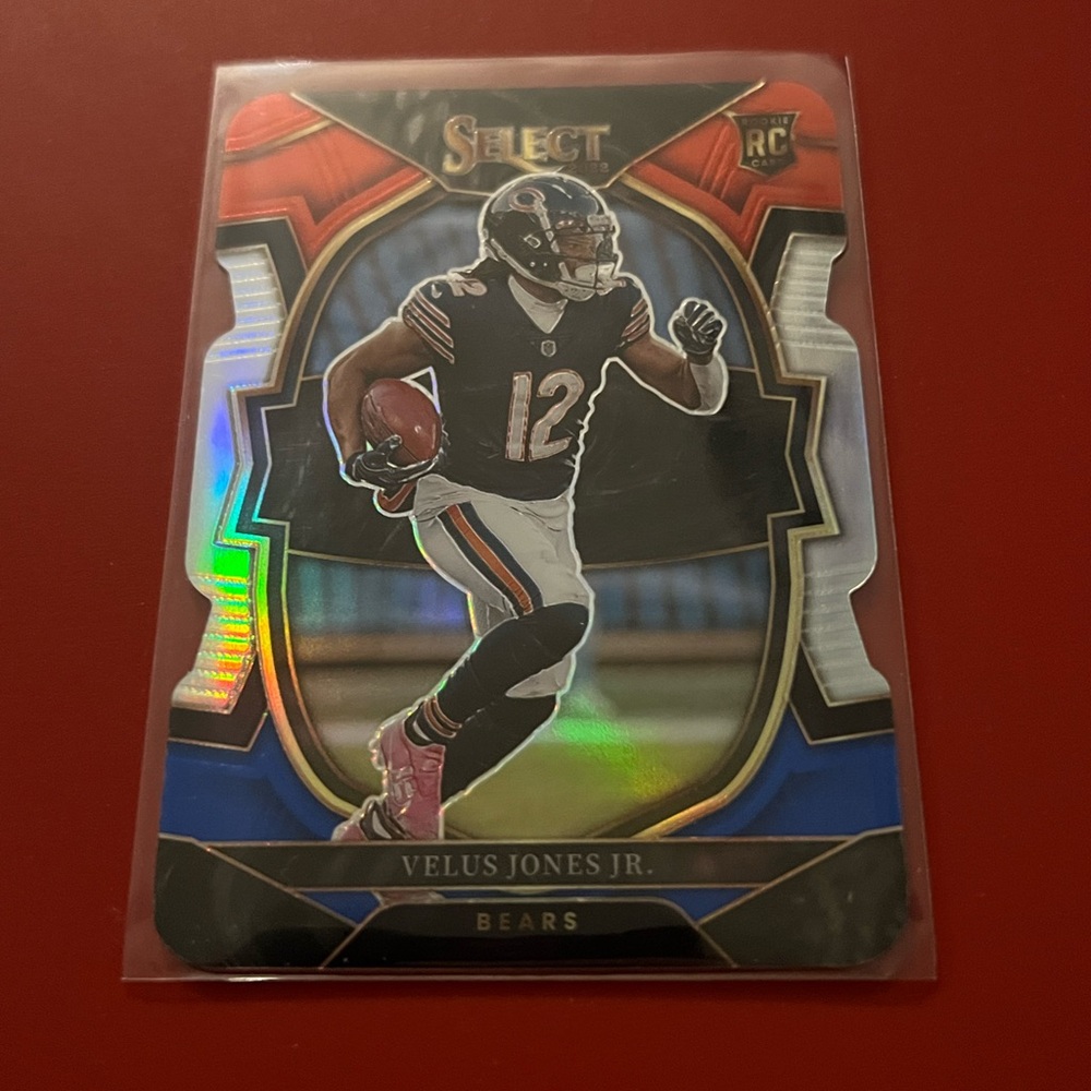 Velus Jones Jr. Panini Select Die Cut Card